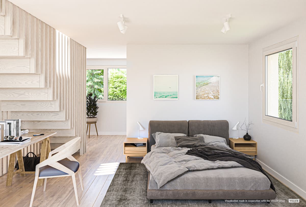 VIVAN Signature Holzhaus Compact Schlafzimmer (1 Stock)